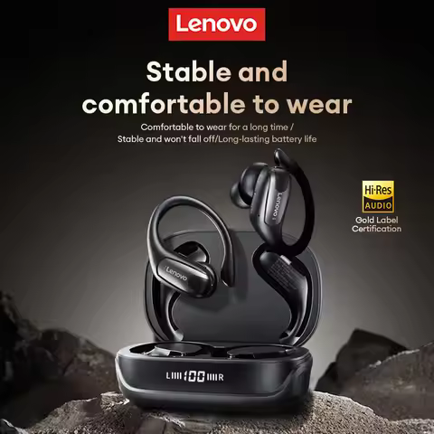 Lenovo EA305 Wireless Bluetooth 5.4 Earphones HIFI Stereo Sound Waterproof Sport Headphones Noise Ca