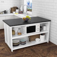 Marble practical kitchen bar open cabinet island table cabinet storage table storage island kitchen 