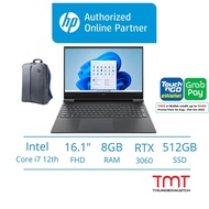 HP Victus 16-d1170TX Mica Silver Laptop | i7-12700H | 8GB RAM 512GB SSD | 16.1" FHD144Hz | NVD RTX3060 | No Odd | W11 | 2-Y Warranty | Bag