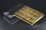 PVC Gold Tray With Cover  #CN401#CN405#CN407#CN422#CN333 10 pcs in a set