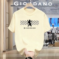 Giordano Men's Graphic T-Shirt Original Cotton Casual Short Sleeve T-Shirt Baju T Shirt