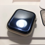 Apple Watch Series 8 GPS 45mm 星光銀 A2771螢幕有保護貼