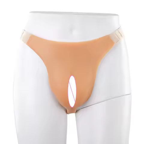 2019 Silicone T-back Women Panty Camel toe Female Fake Vagina Women Underwear Crossdress Cosplay fak
