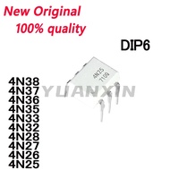 5Pcs 4N38 4N37 4N36 4N35 4N33 4N32 4N28 4N27 4N26 4N25 DIP6 Optocoupler chip