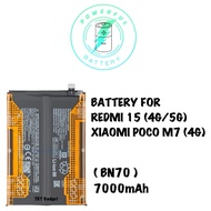BATTERY BATERI FOR REDMI 15 (4G/5G) / POCO M7 (4G) (BN70) 7000mAh