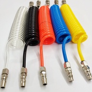 TPU Spiral Gas Tube Hose Air Compressor Spring Tube Robot Explosion proof, Wear resistant, High elas