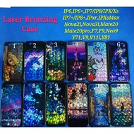 Oppo F7 F9 Neo9 Case Laser Bronzing 3D Color Fashion