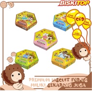 BISKITOP - FAMILY BEAR 100Gr banya rasa unik renyah dan lucu biskuit anak dan dewasa Grosir dan Ecer