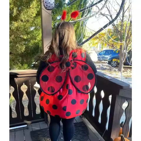 Unisex Bee Ladybug Halloween Costumes Adult Children Festival Cosplay Outfits