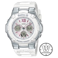 CASIO Baby-G BGA-110BL-7B Pastel Color Series White Resin Band Watch BGA110BL-7B BGA110