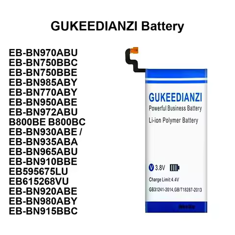 EB-BN920ABE EB-BN970ABU For Samsung Galaxy Note I9220 I9228 N7000 2 4 5 7 8 9 20 10 3 II 5G Iii Mini