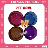 A2Z Solid Pet Bowl # S, M, L # Color Random