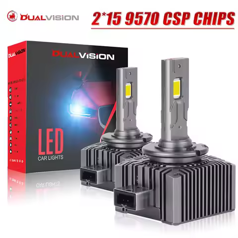 Bullvision D1S LED Headlights HID D3S D2S D4S D5S D8S D1R D3R Double copper Tube LED 80000LM Two-sid