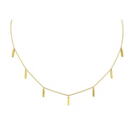Poh Heng Jewellery 22K Fresstyle Bar Drop Necklace