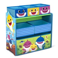 免費送貨，美國 Delta Children Baby Shark 玩具收納架