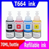 Compatible Epson T664 ink Epson 664 Refill Ink For L220 / L210 /L101/L111/L130//L313/L360 Epson T664