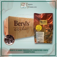 Beryl's Dark Chocolate Chips (4400cts) Beryl's Chocolate