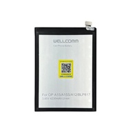 WELLCOMM BATTRAI/BATTERY FOR OPPO A15 A12 A15S Double IC ORIGINAL