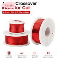 KANGN Audio Inductor Coil, 0.6mm 0.2mh-2.0mh Speaker Crossover Inductor Coil, Copper Inductor Coil