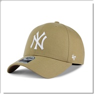 [ANGEL NEW ERA] 47 brand MLB NY York Yankees Milk Tea Color Hard Board Old Hat Baseball Cap Wear Tre
