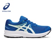 ASICS Kids CONTEND 7 Grade School Running Shoes in Electric Blue/White