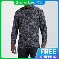 เสื้อกอล์ฟ PXG สำหรับผู้ชาย ลายพราง แขนยาว คอซิป รุ่น Midlayer สีดำ