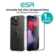ESR iPhone 15 / 15 cộng với/15 Pro / 15 Pro Max armorite đầy đủ Kính siêu cường lực 1PC gói