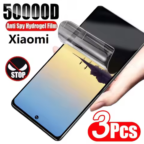 3Pcs Privacy Hydrogel For Xiaomi Redmi K90 K80 K70E K70 K60E K60 K50i K50 K40S K40 Pro Plus Ultra 5G
