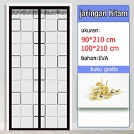 Tirai magnet elegan plastik PVC (khusus ruanga AC) 90x210cm/ 100*210cm / Tirai Pintu kamar /Tirai an