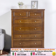 Get 8% coupon/atural Camphor Wood Chest of Drawers Chest of Six Drawers Solid Wood Chest of Drawers 