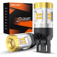 SEALIGHT 7443 7440 LED Bulbs for Turn Signal Lights, Super Bright 7440 7441 7444 T20 W21W LED Light 