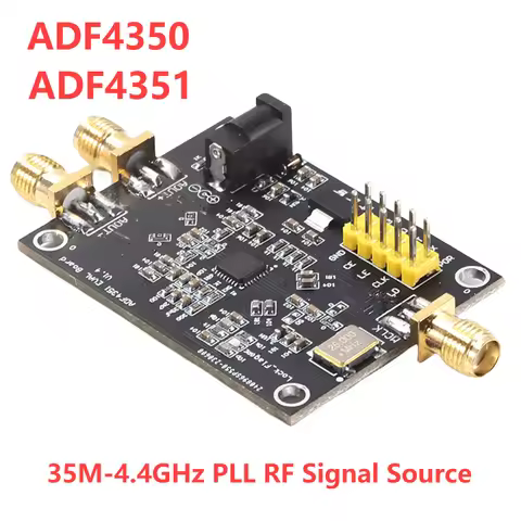 35M-4.4GHz PLL RF Signal Source Development Board ADF4350 ADF4351 Signal Generator Module SMA RF Pha