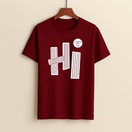 Men's T-shirts with HI Motifs, Short Sleeve Tops, Distro T-shirts for Men and Women, Latest T-shirts