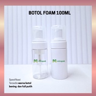 100ML CLEAR FOAM BOTTLE WHITE PET/ - WHITE FOAM TREATMENT PUMP SOAP BOTTLE FOAM FOAM BOTTLE/