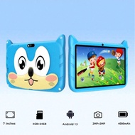4GB RAM + 64GB ROM / 7-Inch Tablet / Quad-Core 1.3GHz / Android 13 MTK8321 / 1280x800 HD IPS Display