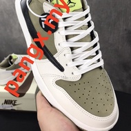 Travis Scott x Air AJ1 low top Golf brab 6.0 EVA basketball sheos sports unisex