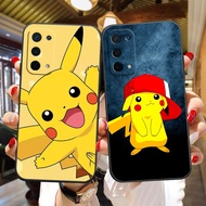 Pikachu Pokemon Monster Soft Black Silicon TPU Cell Phone Case For OPPO R17 R15 R11 R9 R7 K1 F11 F9 