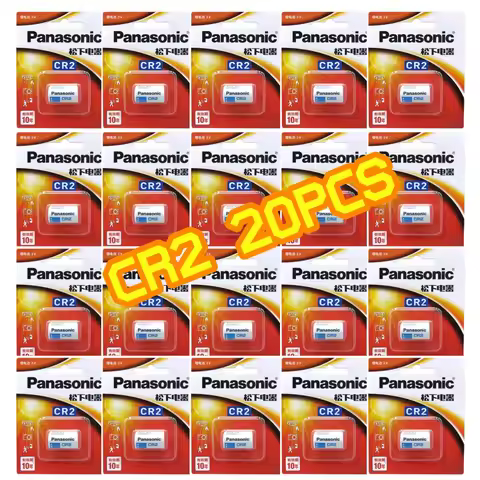 20PCS Panasonic CR2 CR15H270 CR15266 3V Lithium Battery For LED Flashlight Digital Camera Doorbells 
