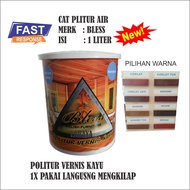 786 cat Plitur Air-Water Base-CAT Politur Vernis - cat Kayu merk Bless Polish Furniture 1 liter