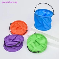 greatshore 1 Piece Outdoor Sand Pool Play Tool Beach Sand Play Bucket Folding Collapsible Bucket Gar