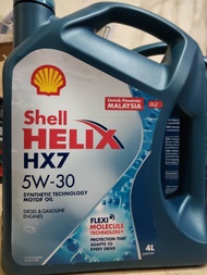 Shell Helix HX7 5W30 Pasaran Malaysia (4L)