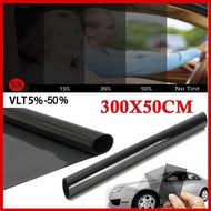 50cm X 3m VLT Car Window Film Sun Shade DIY Magic Tinted Films for Car UV