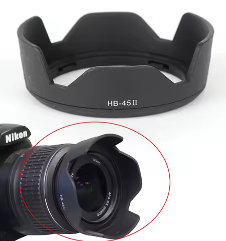 HB-45II HB 45II HB-45 II 52mm Lens Hood Reversible Camera Lente Accessories for Nikon D3200 D3100 D5
