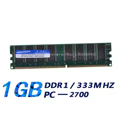 KEMBONA New DDR1 1GB 333MHZ memory desktop PC2700 DDR 1G compatible with all DDR1 desktop computer