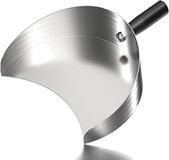 WQV Handheld Rotisserie Catcher Pan, Stainless Steel Meat Catcher, Durable Rotisserie Meat Shovel wi