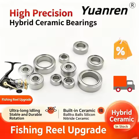 Semi-ceramic Bearing Daiwa Tatula Spider Zillion CC80 CR80 TATULA P Series Abu Garcia Yellow S SMR 6