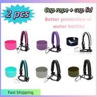 Portable Cord Set for Aquaflask Large Mouth Bottle Multifunctional Portable Cord Silicone Sleeve Wat