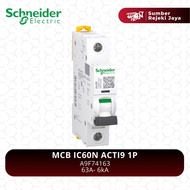 Schneider MCB IC60N ACTI9 1P 63A 6kA | A9F74163