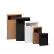 White Black Kraft paper gift box Product packaging box Drawer box