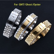20mm Solid Curved End Screw Links Clasp Steel Watch Band Bracelet For Rolex OYSTER Style Subamriner 